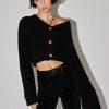 WOMENS Neuw Denim Knits | Cooper Crop Cardi - Black