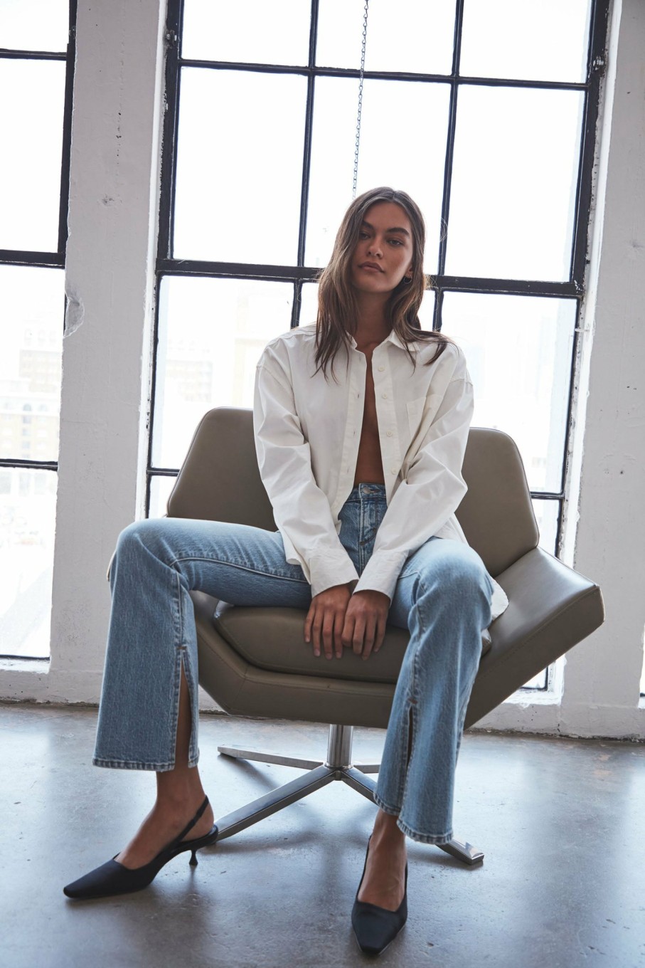 WOMENS Neuw Denim Shirts | Barrett Shirt - White