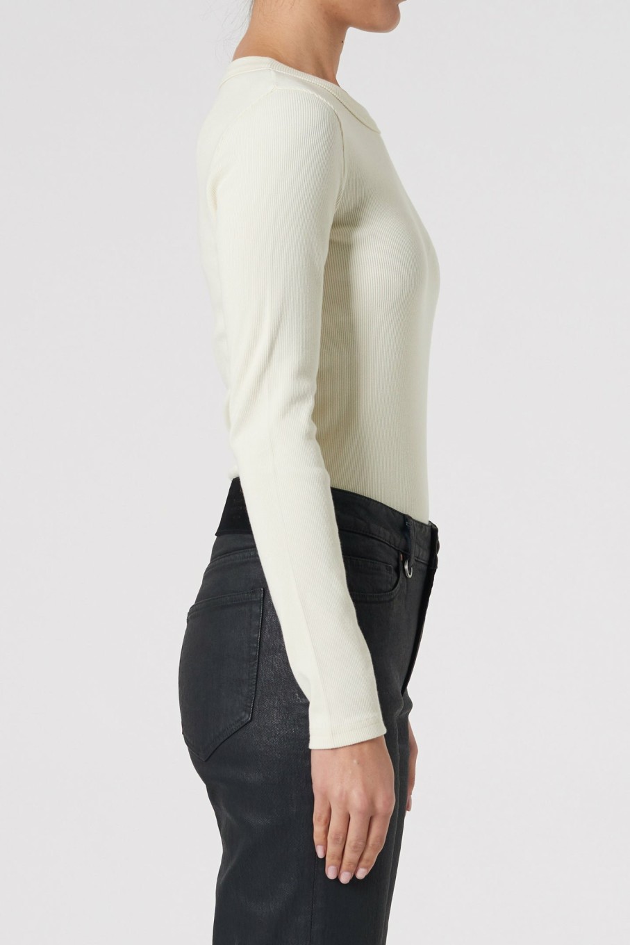 WOMENS Neuw Denim Tops & Singlets | Jonesy Long Sleeve - Cream