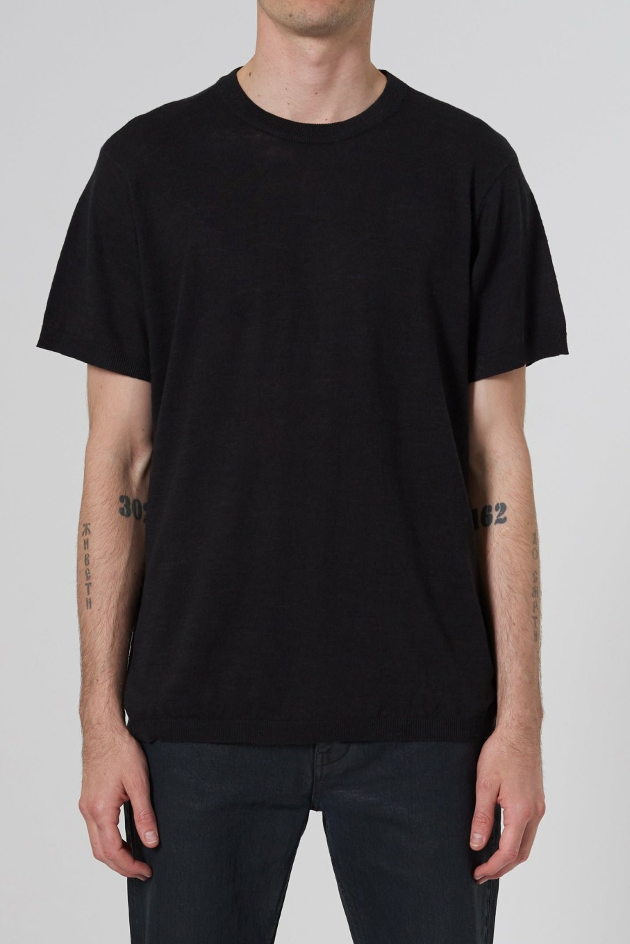 MENS Neuw Denim Tees | Knit Tee - Black