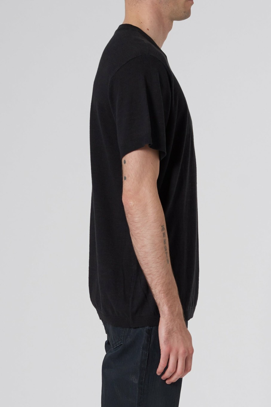 MENS Neuw Denim Tees | Knit Tee - Black