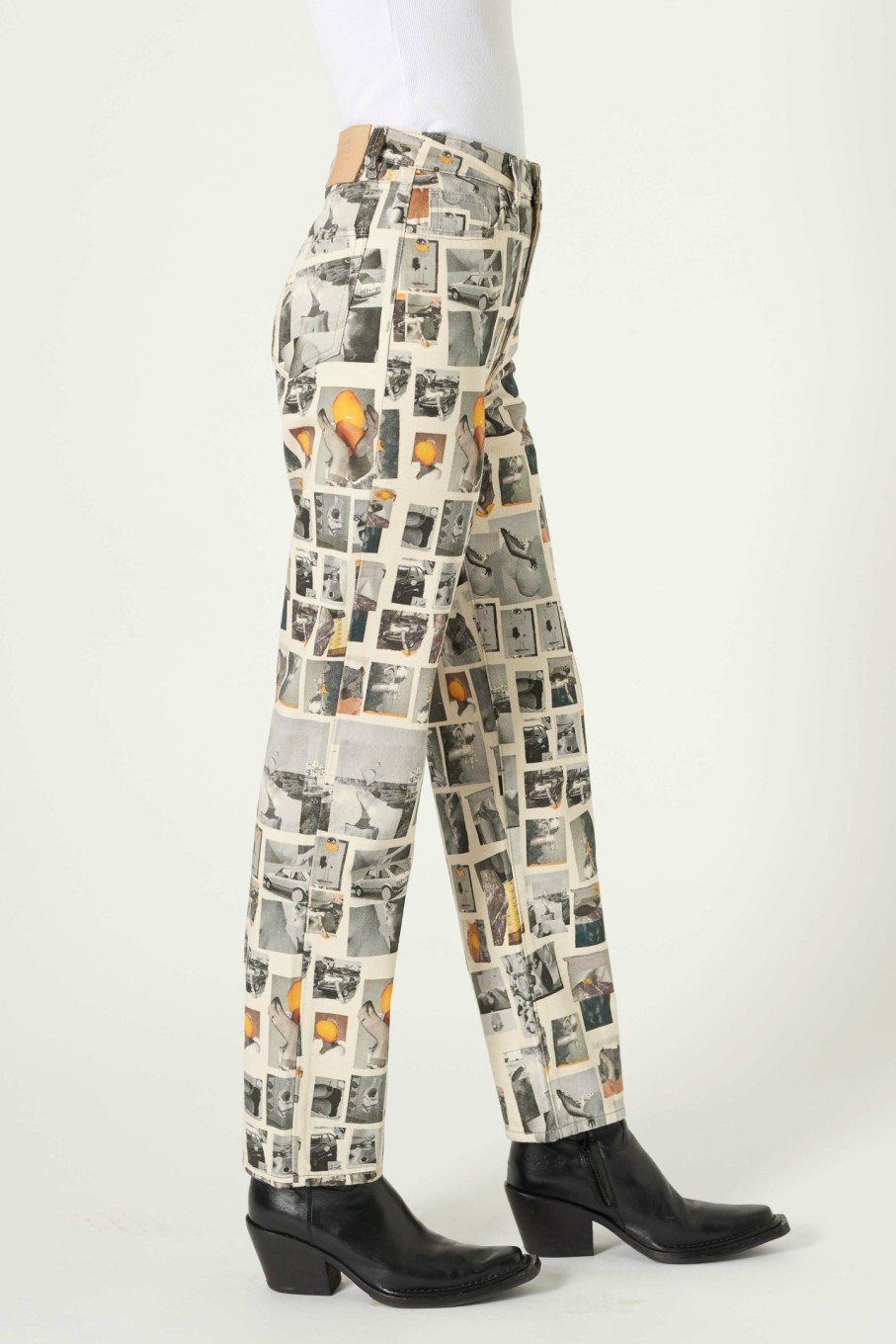 WOMENS Neuw Denim | Nico Straight - Kitty Tile Print