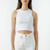 WOMENS Neuw Denim Tops & Singlets | Jonesy Crop - White