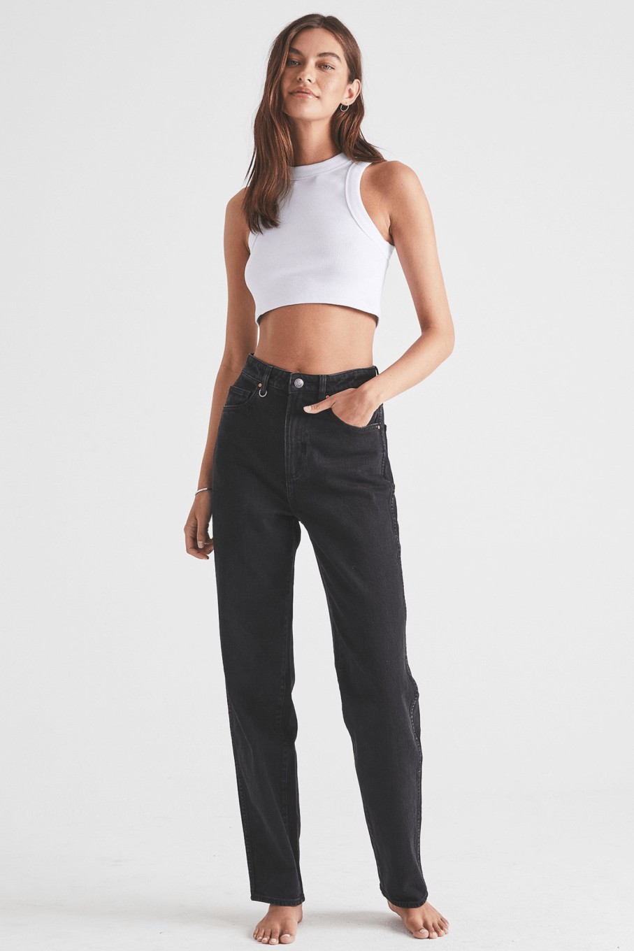 WOMENS Neuw Denim | Sade Baggy - True Black