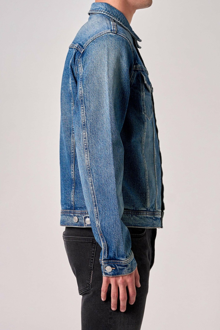 MENS Neuw Denim Jackets | Type Three Jacket - Mid Indigo