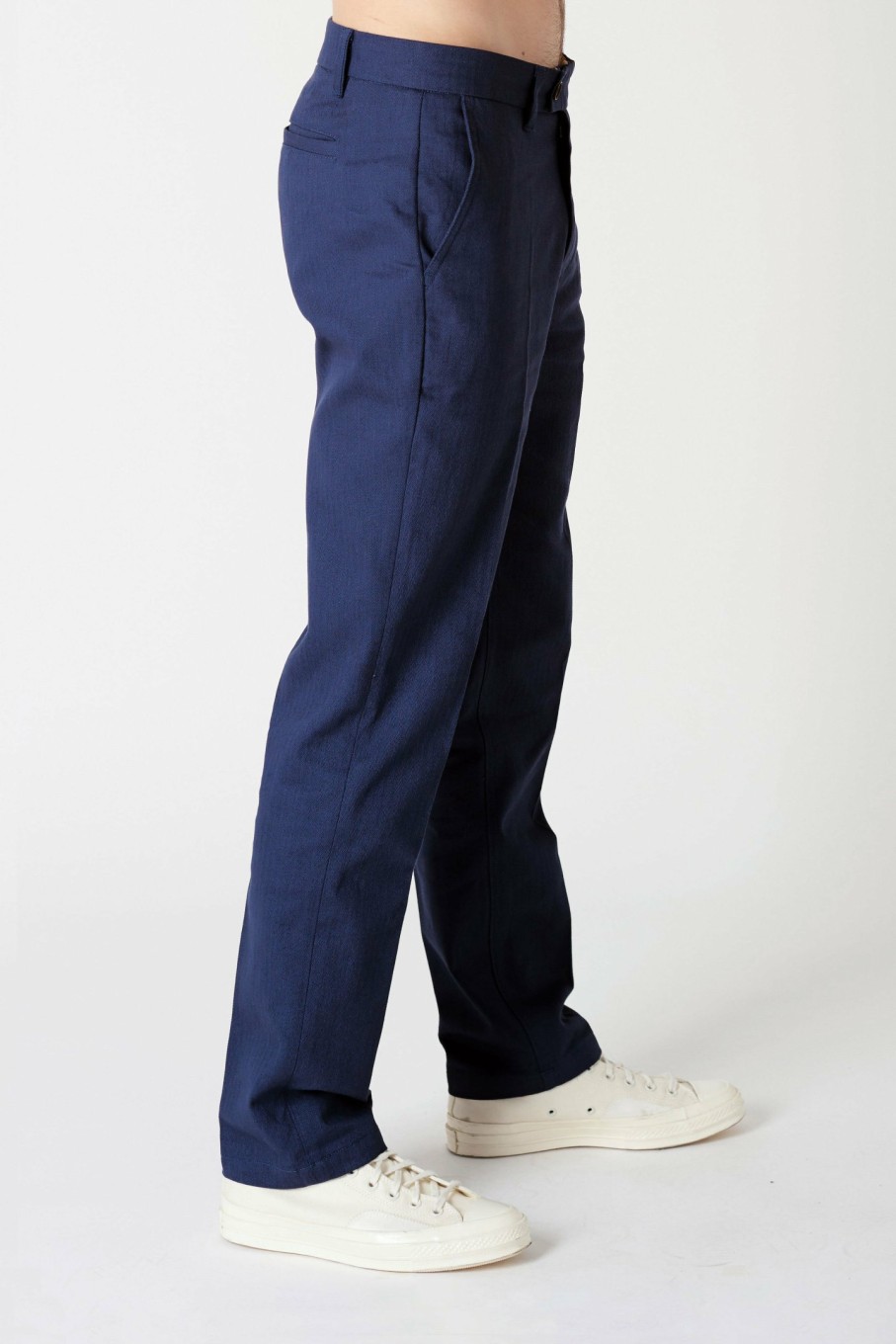 MENS Neuw Denim Pants | Cash Herringbone Pant - Ink