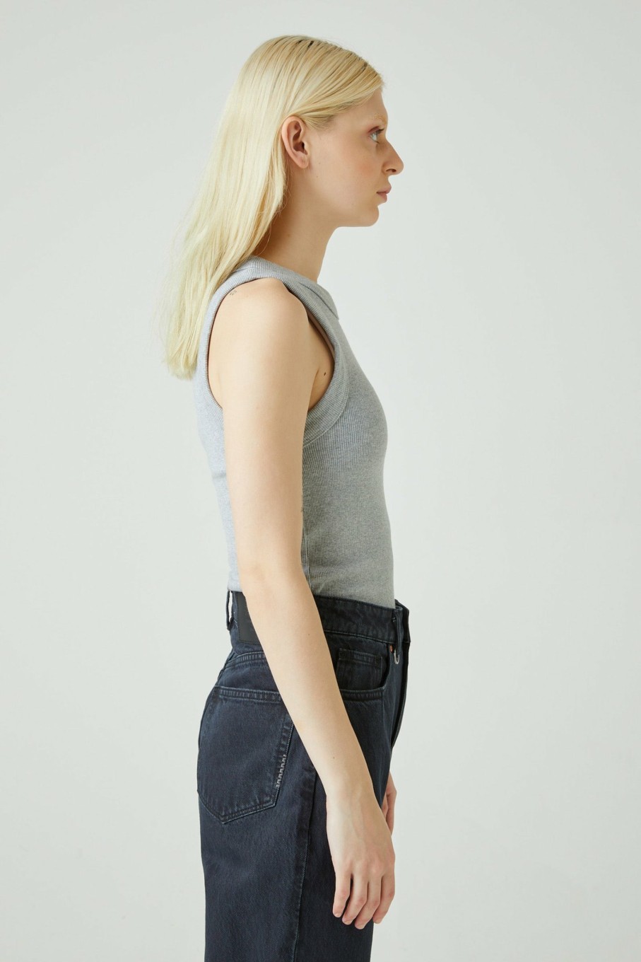 WOMENS Neuw Denim Tops & Singlets | Jonesy Singlet - Grey Marle