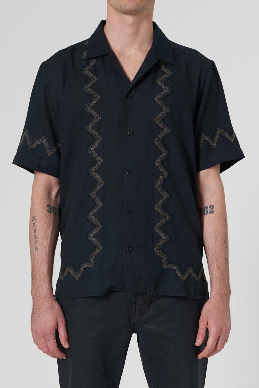 MENS Neuw Denim Shirts | Curtis Ss Ravi - Black