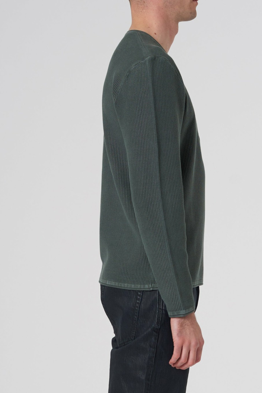 MENS Neuw Denim Knits | Strummer Rib - Spruce Green