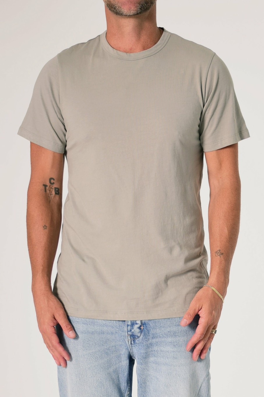 MENS Neuw Denim Tees | Layer Tee - Cement