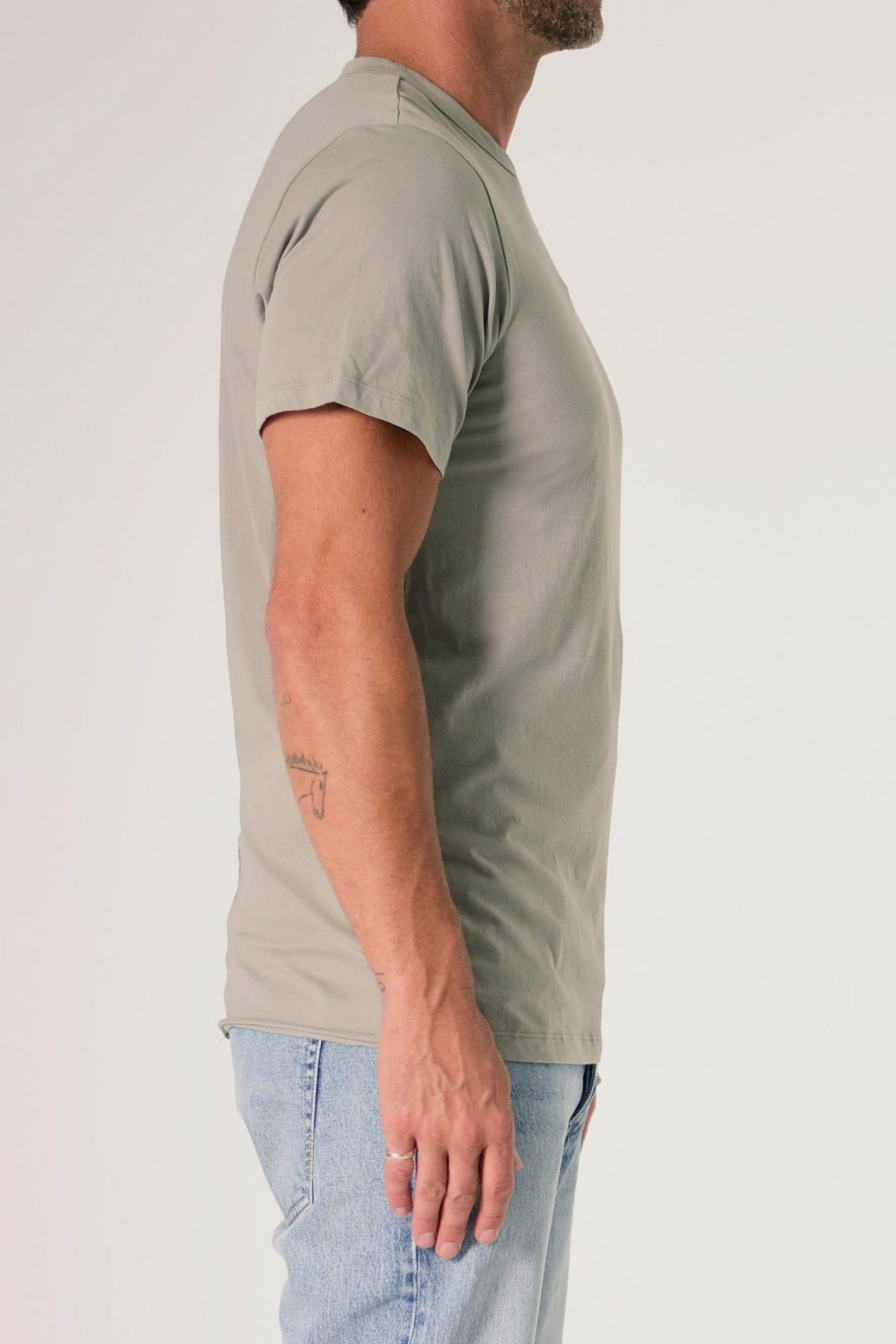 MENS Neuw Denim Tees | Layer Tee - Cement