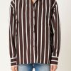 WOMENS Neuw Denim Shirts | Barrett Shirt - Espresso Stripe