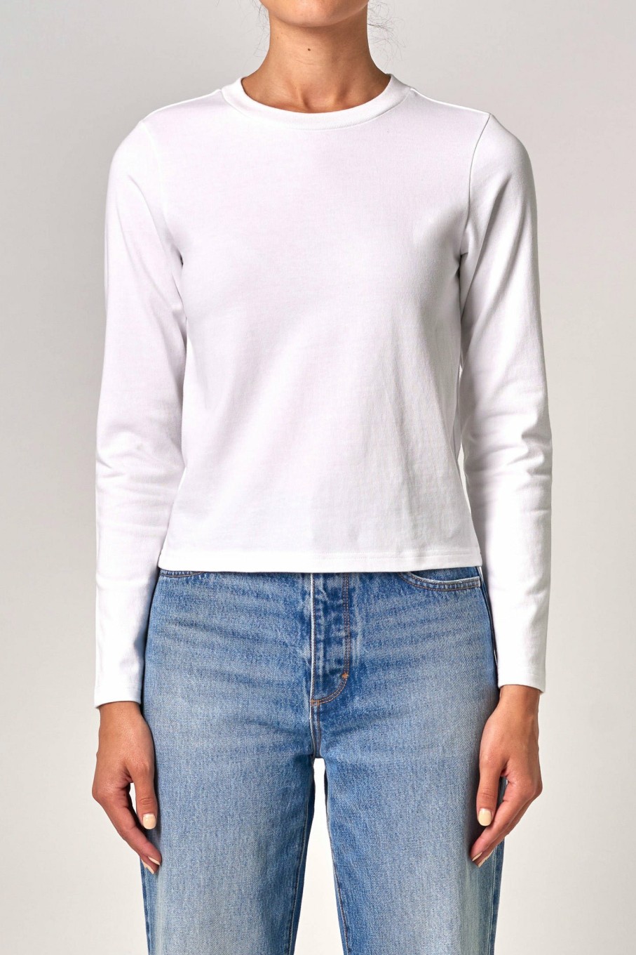 WOMENS Neuw Denim Tops & Singlets | Sia Long Sleeve Tee - White