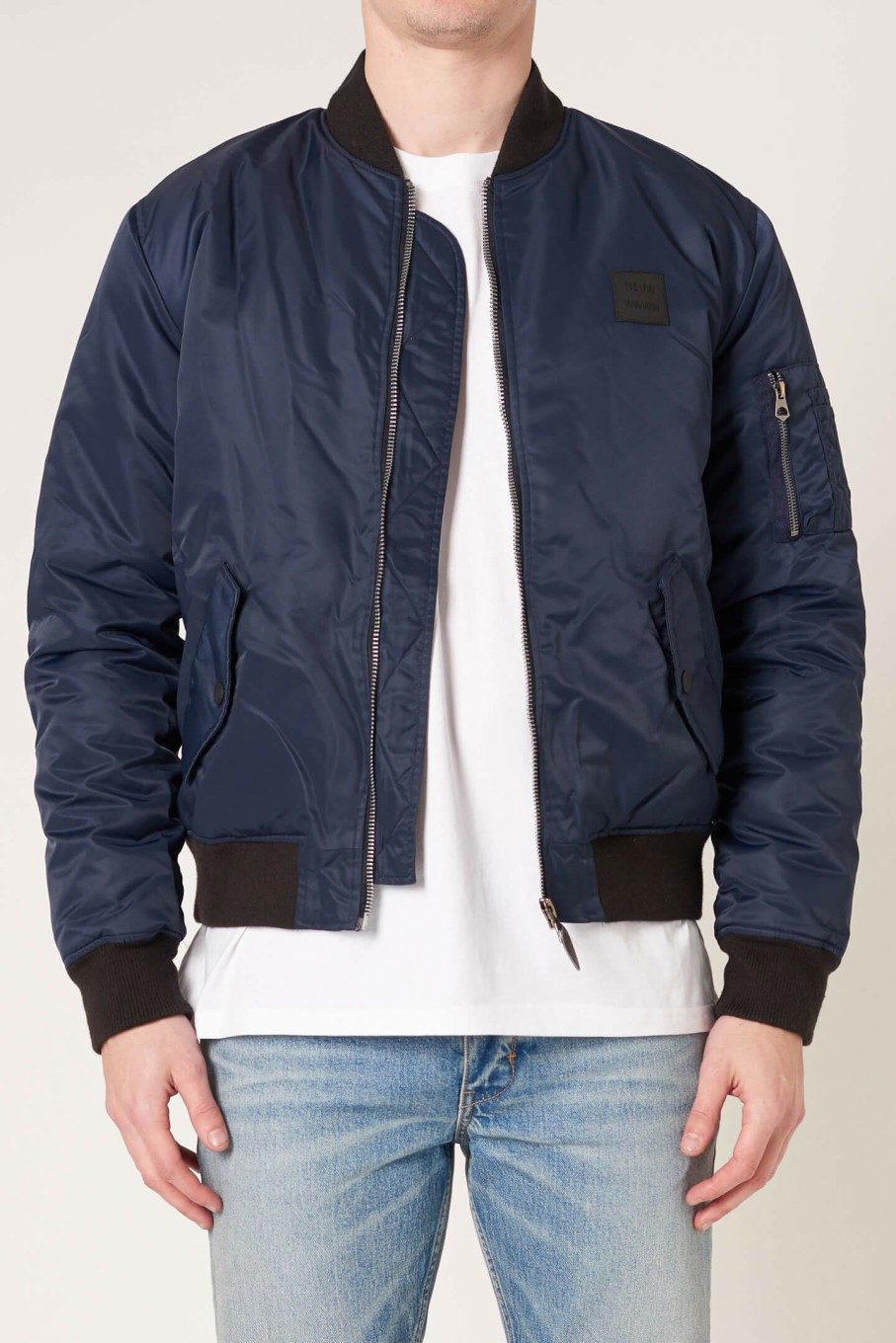 MENS Neuw Denim Jackets | Neuw Bomber Jacket - Navy