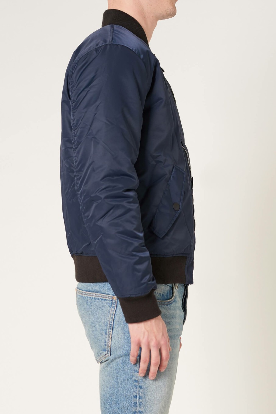 MENS Neuw Denim Jackets | Neuw Bomber Jacket - Navy