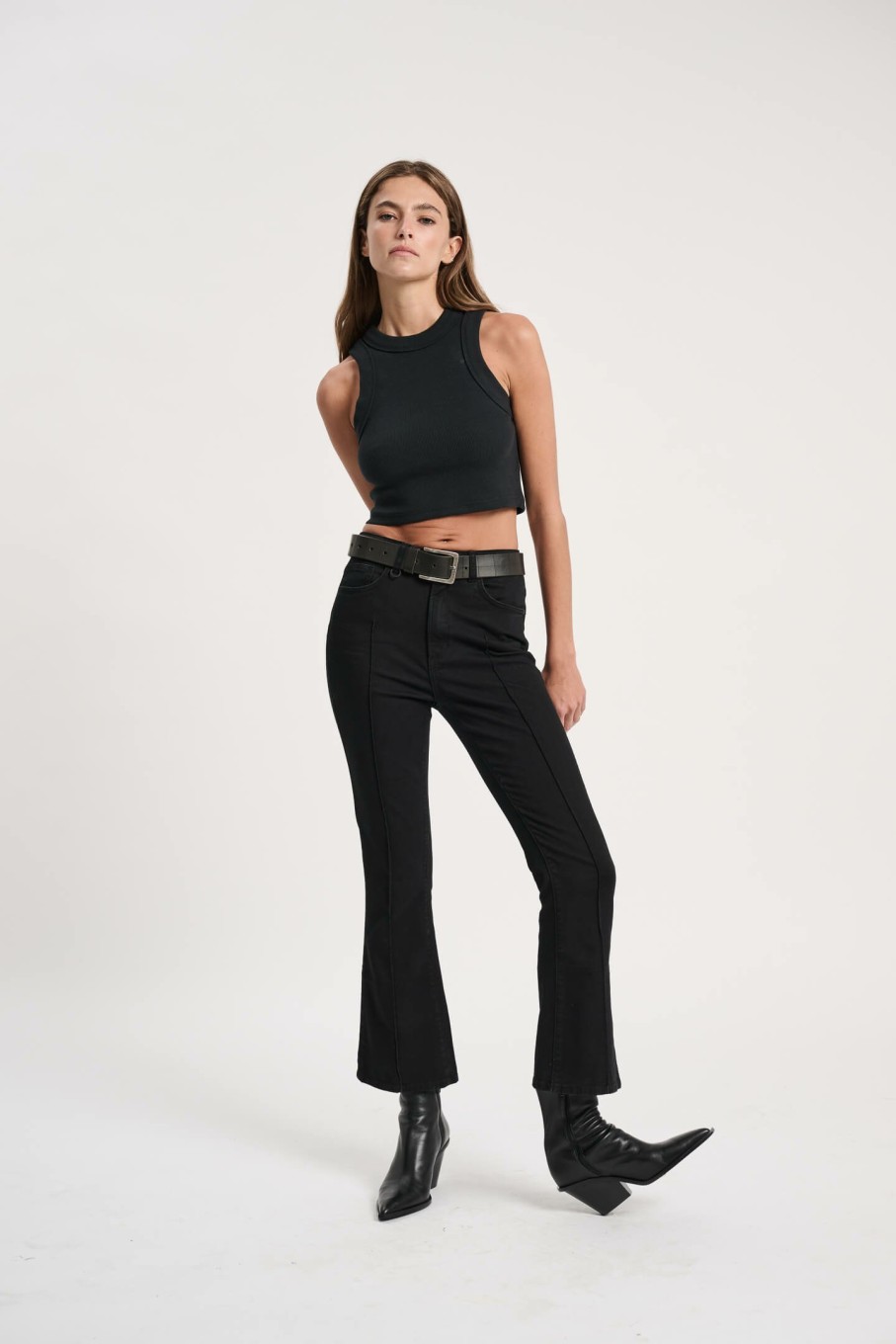 WOMENS Neuw Denim | Debbie Crop - Black