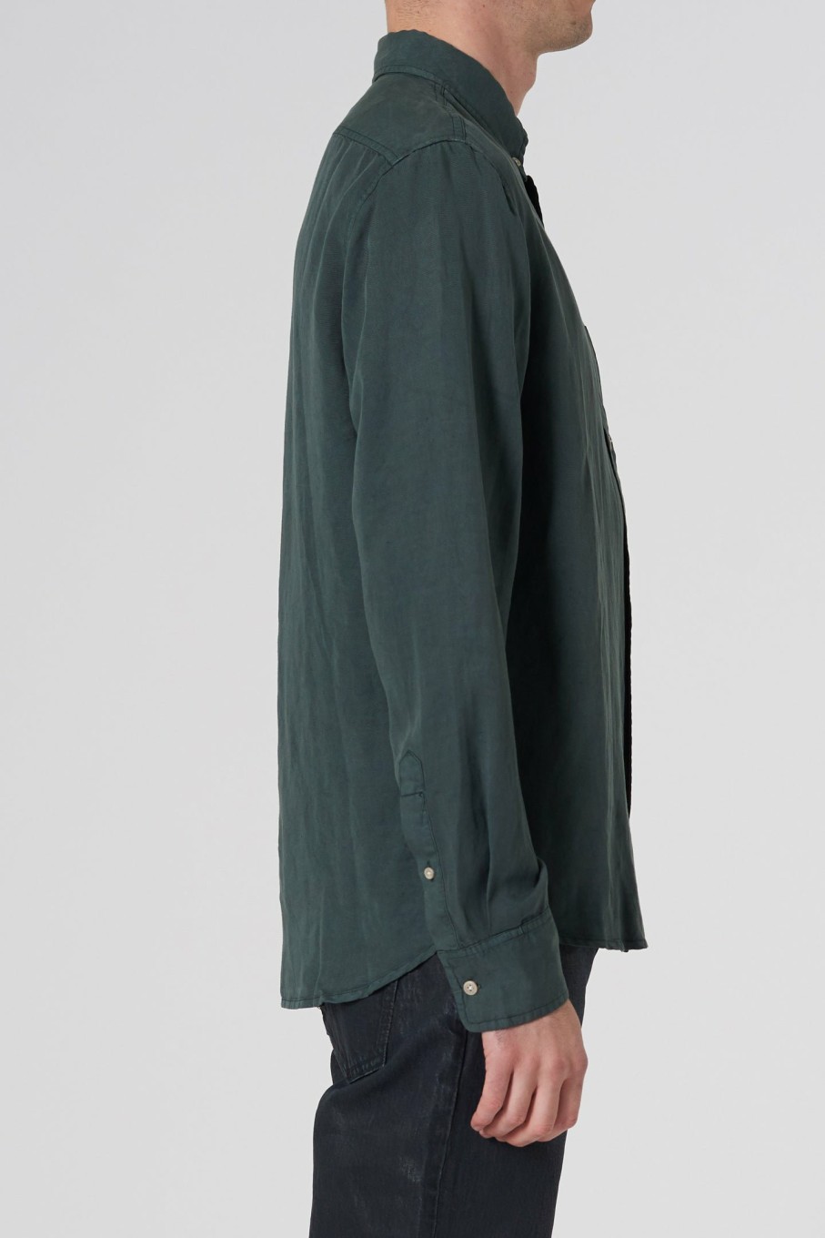 MENS Neuw Denim Shirts | Curtis Ls - Spruce Green