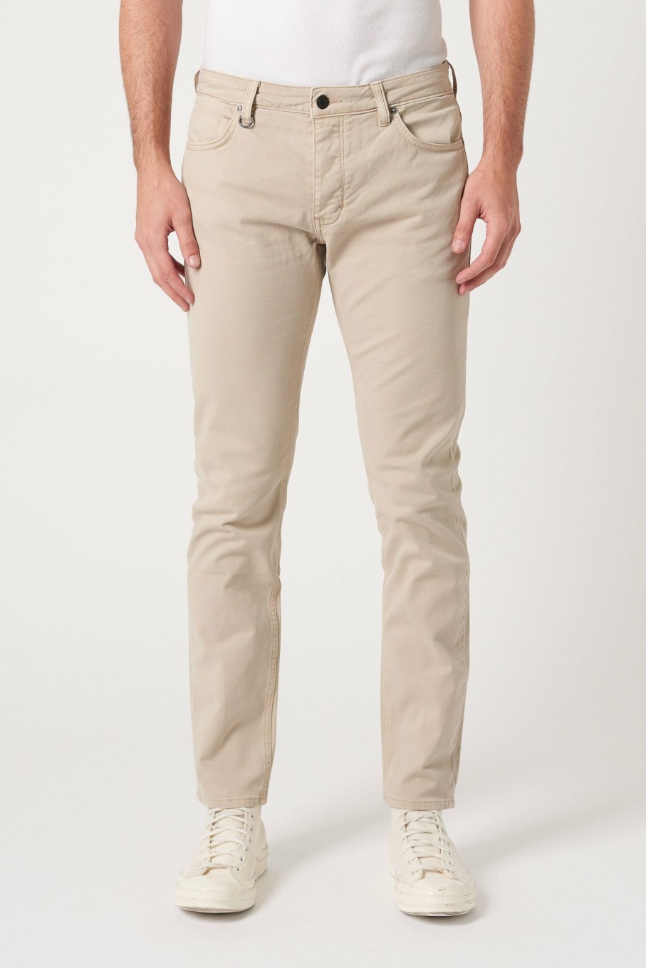 MENS Neuw Denim | Lou Slim Twill - Washed Stone