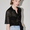 WOMENS Neuw Denim Shirts | Zia Knit Shirt - Black