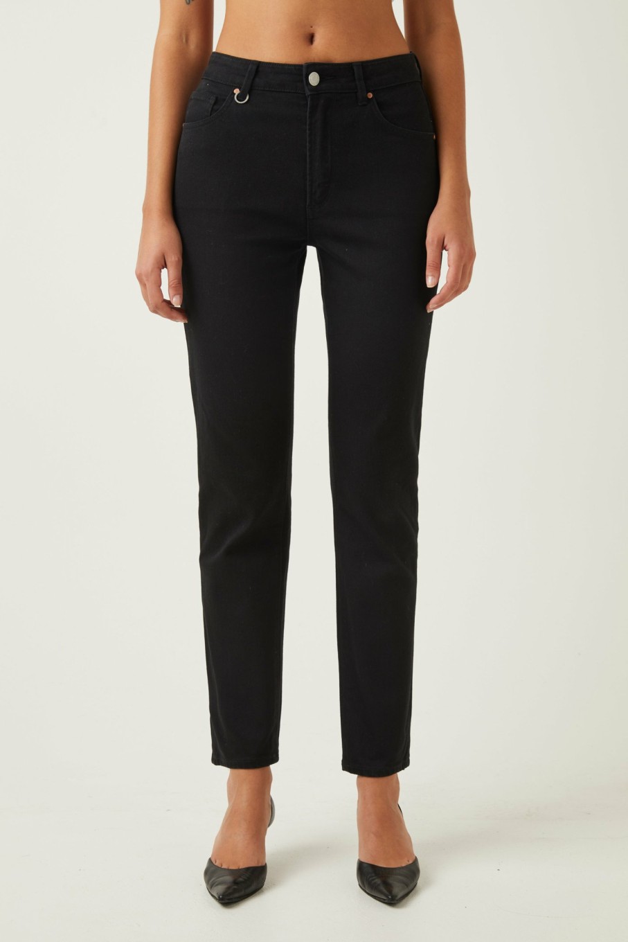 WOMENS Neuw Denim | Lexi Straight - Stay Black