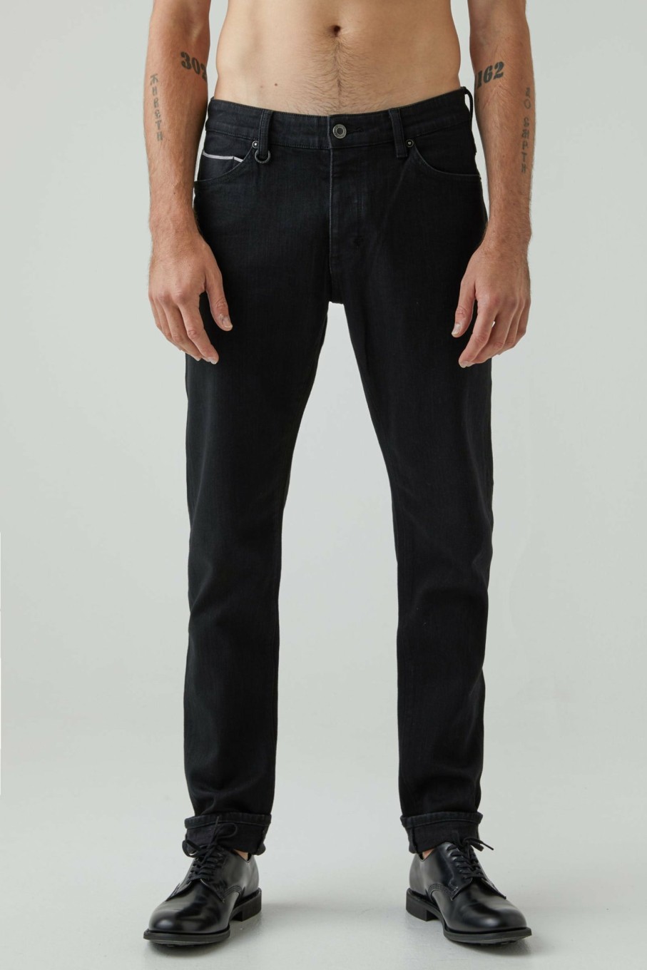 MENS Neuw Denim | Lou Slim - Black Selvedge