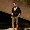 MENS Neuw Denim Shorts | Lou Linen Short - Military