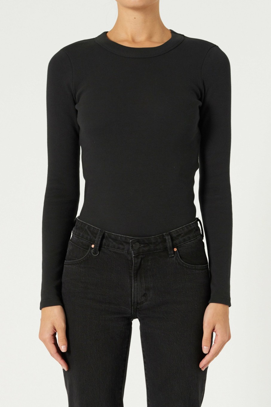 WOMENS Neuw Denim Tops & Singlets | Jonesy Long Sleeve - Black