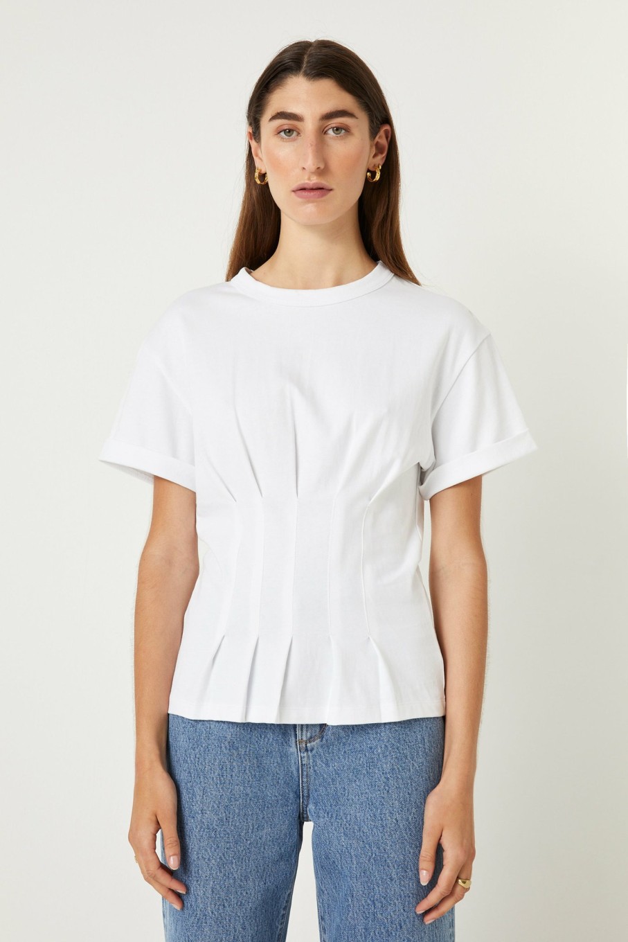 WOMENS Neuw Denim Tops & Singlets | Recut Tee - White