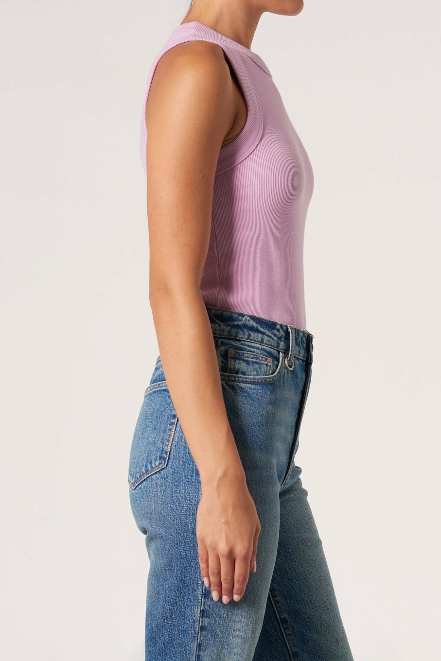 WOMENS Neuw Denim Tops & Singlets | Jonesy Singlet - Dirty Pink