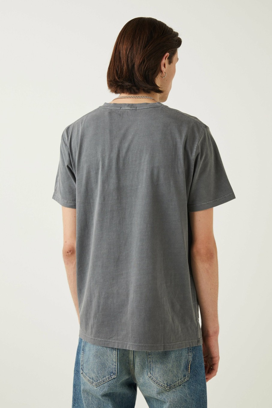 MENS Neuw Denim Tees | Organic Band Tee - Graphite