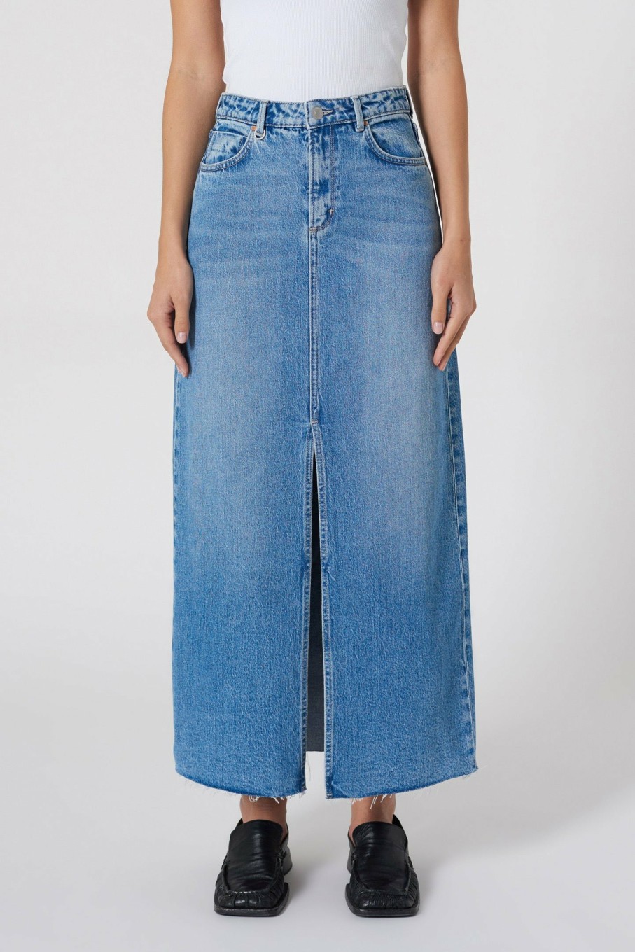 WOMENS Neuw Denim Skirts | Darcy Maxi Skirt - Atlanta