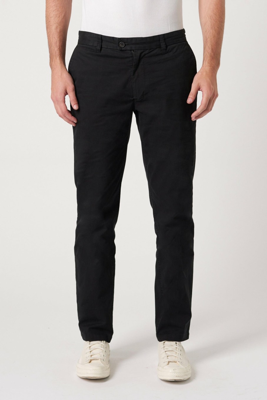 MENS Neuw Denim Pants | Cash Washed Twill Pant - Black