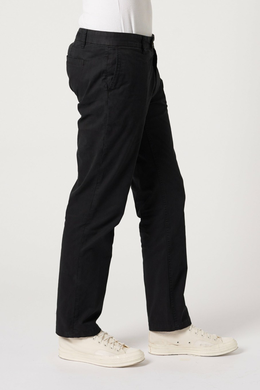 MENS Neuw Denim Pants | Cash Washed Twill Pant - Black