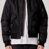 MENS Neuw Denim Jackets | Saville Bomber Jacket - Black