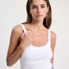 WOMENS Neuw Denim Tops & Singlets | Frenchie Rib Singlet - White