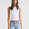 WOMENS Neuw Denim Tops & Singlets | Jonesy Singlet - White