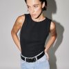 WOMENS Neuw Denim Tops & Singlets | Frenchie 90S Top - Black