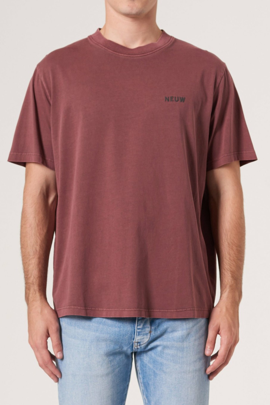 MENS Neuw Denim Tees | Neuw 3D Tee - Oxblood