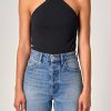 WOMENS Neuw Denim Tops & Singlets | Frenchie Halter Top - Black