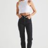 WOMENS Neuw Denim | Lola Mom - Black Earth