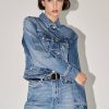 WOMENS Neuw Denim Jackets | Classic Denim Jacket - Mid Vintage Indigo