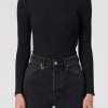 WOMENS Neuw Denim Tops & Singlets | Crinkle L/S Top - Black