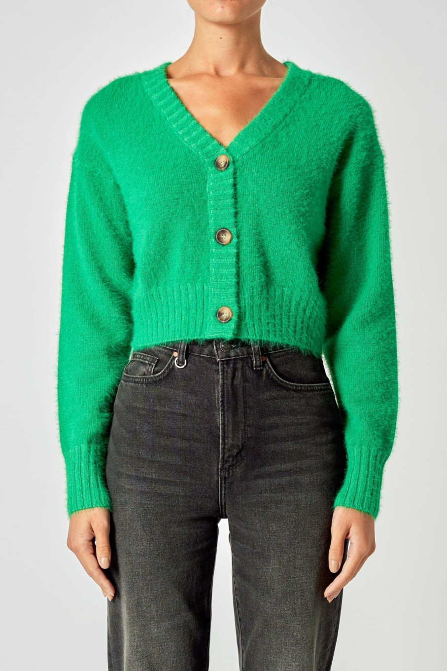 WOMENS Neuw Denim Knits | Kate Knit Cardigan - Fern Green