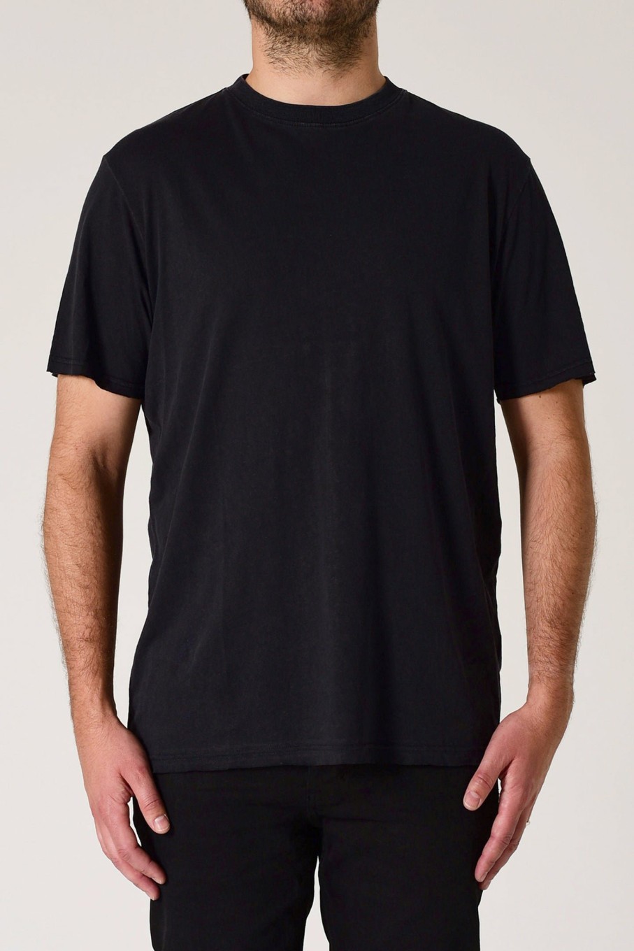 MENS Neuw Denim Tees | Linen Band Tee - Navy